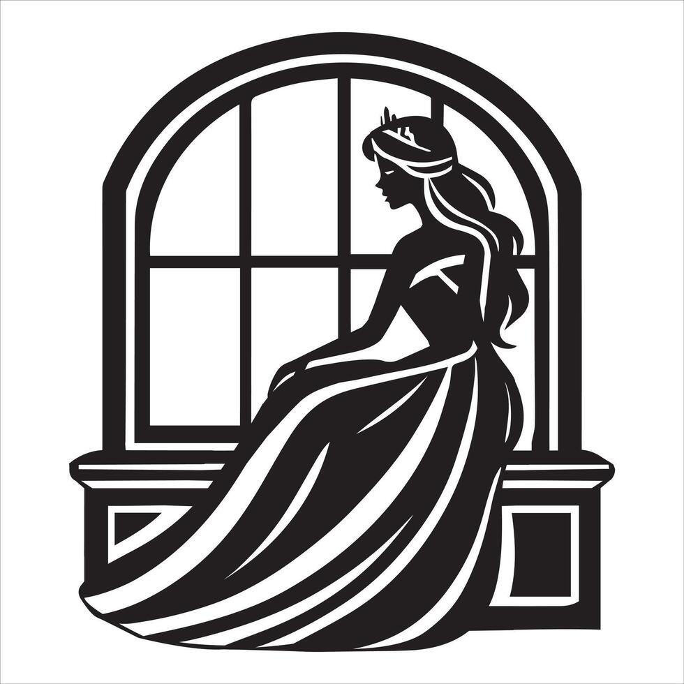 Exquisite Queen Clipart Design for Premium Design vector
