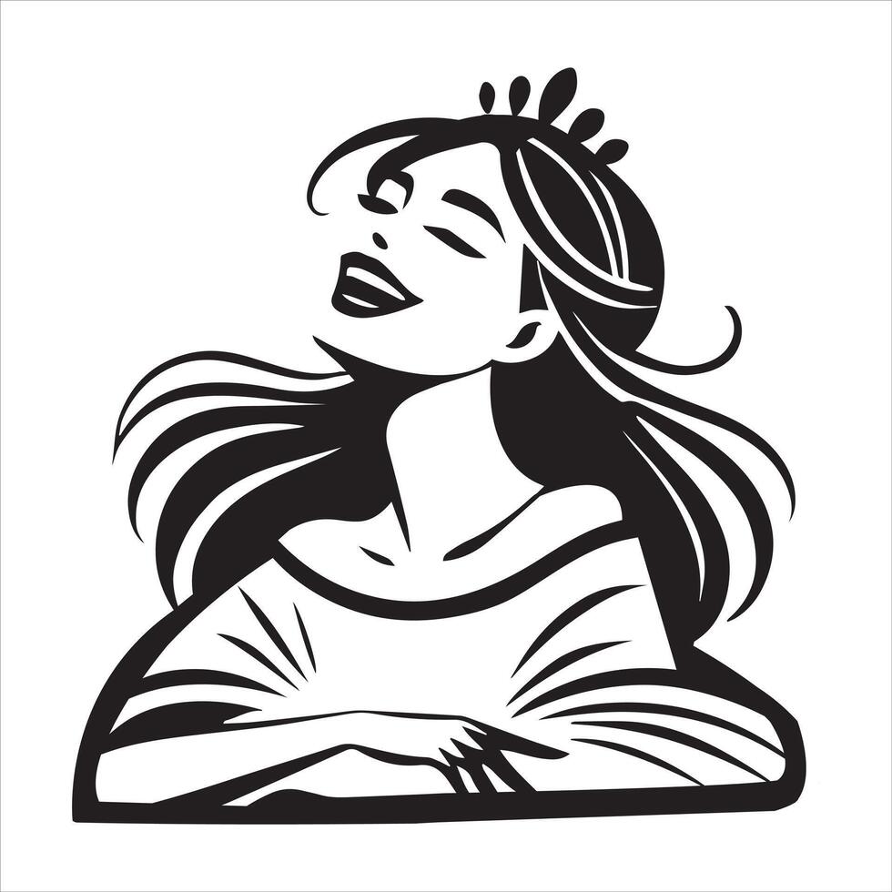 Graceful Queen Illustration Clipart for Your Creative Work vector