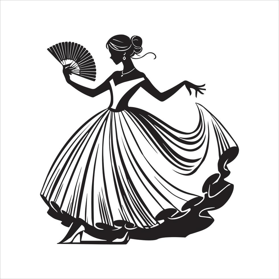 Magical Princess Design for Fairytale Creation vector