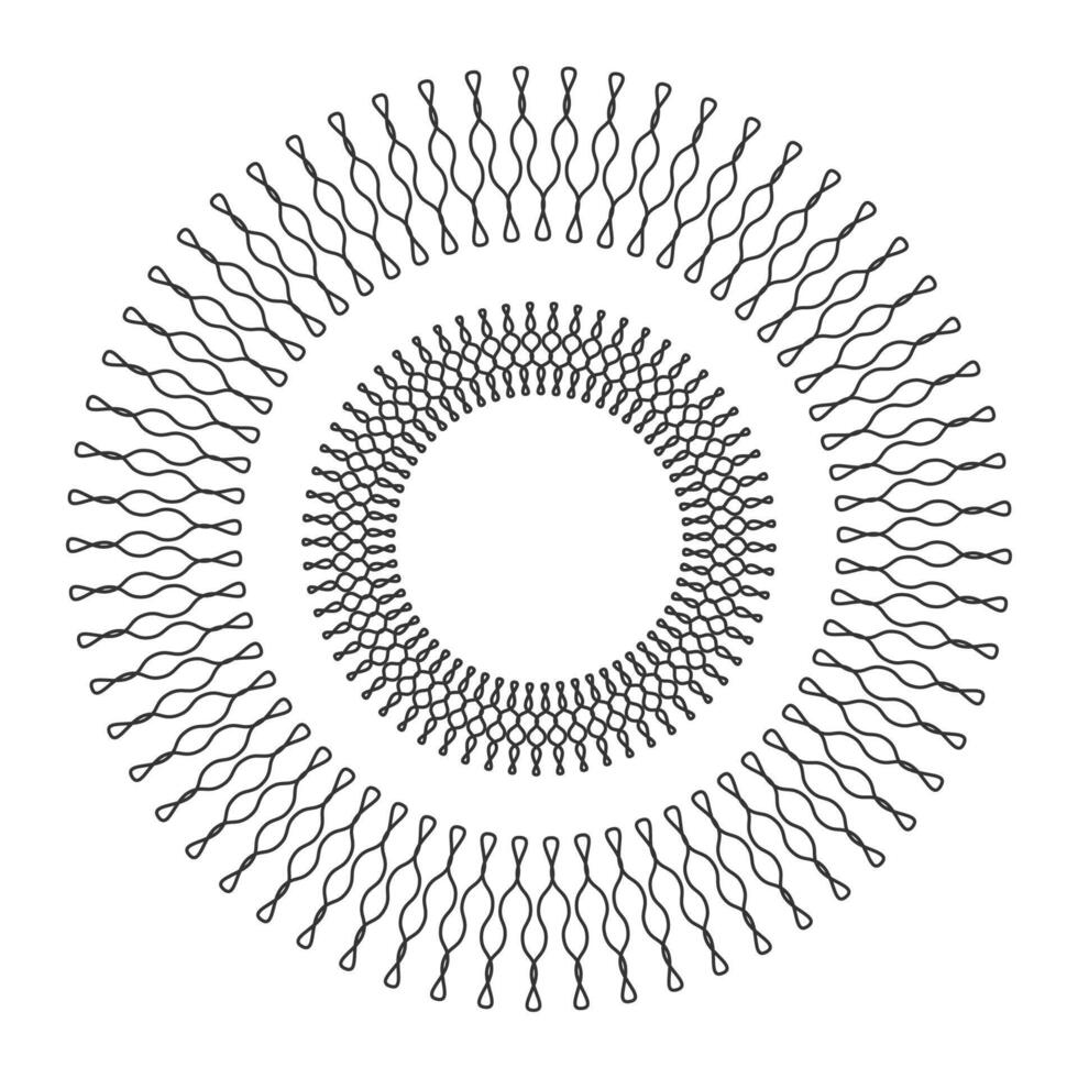 circular resumen modelo con geométrico elementos vector