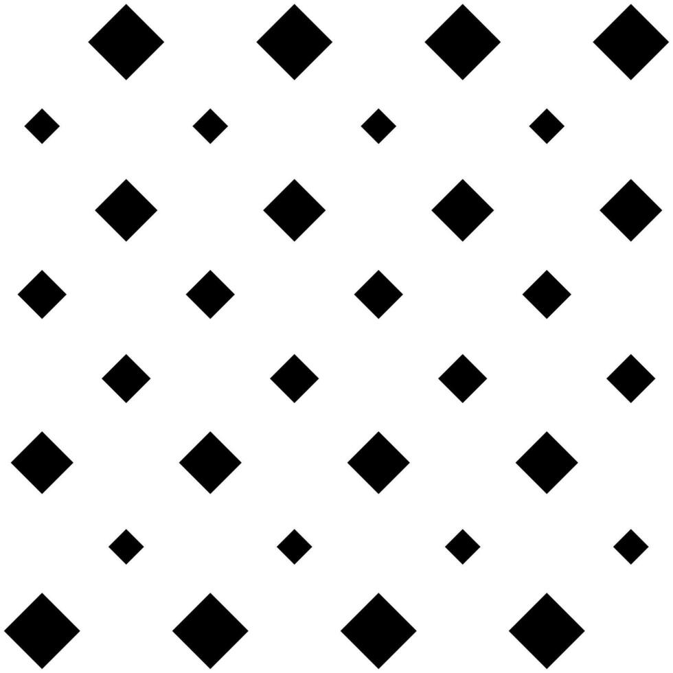 Black diamond geometric seamless pattern vector