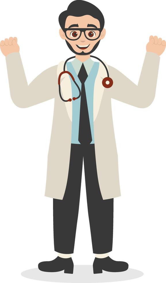 Doctor Specialist with Stethoscope vector