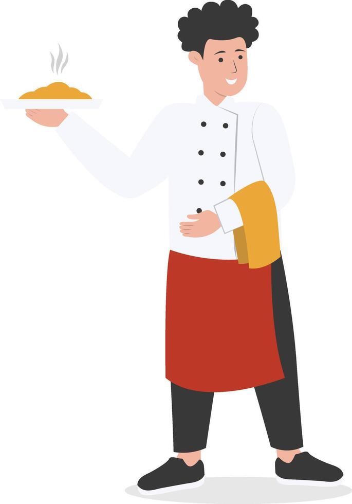 Young Chef Illustration vector