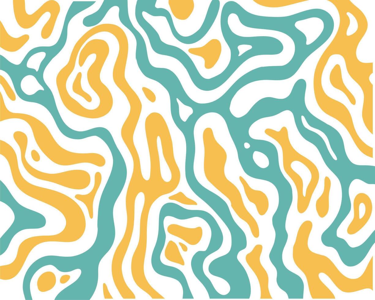 resumen naranja y verde líquido antecedentes modelo ilustración diseño bandera fondo modelo textura editable vector