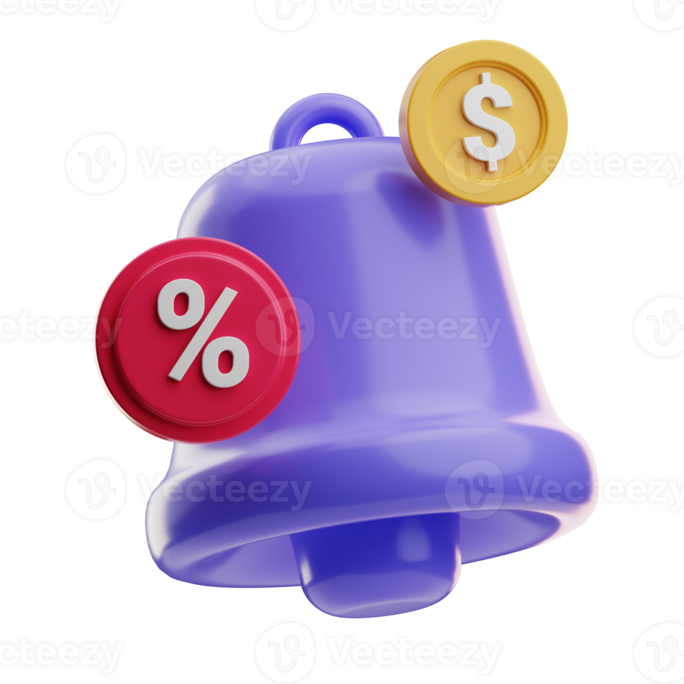 Shopping Notification ECommerce shop illustration 3D png