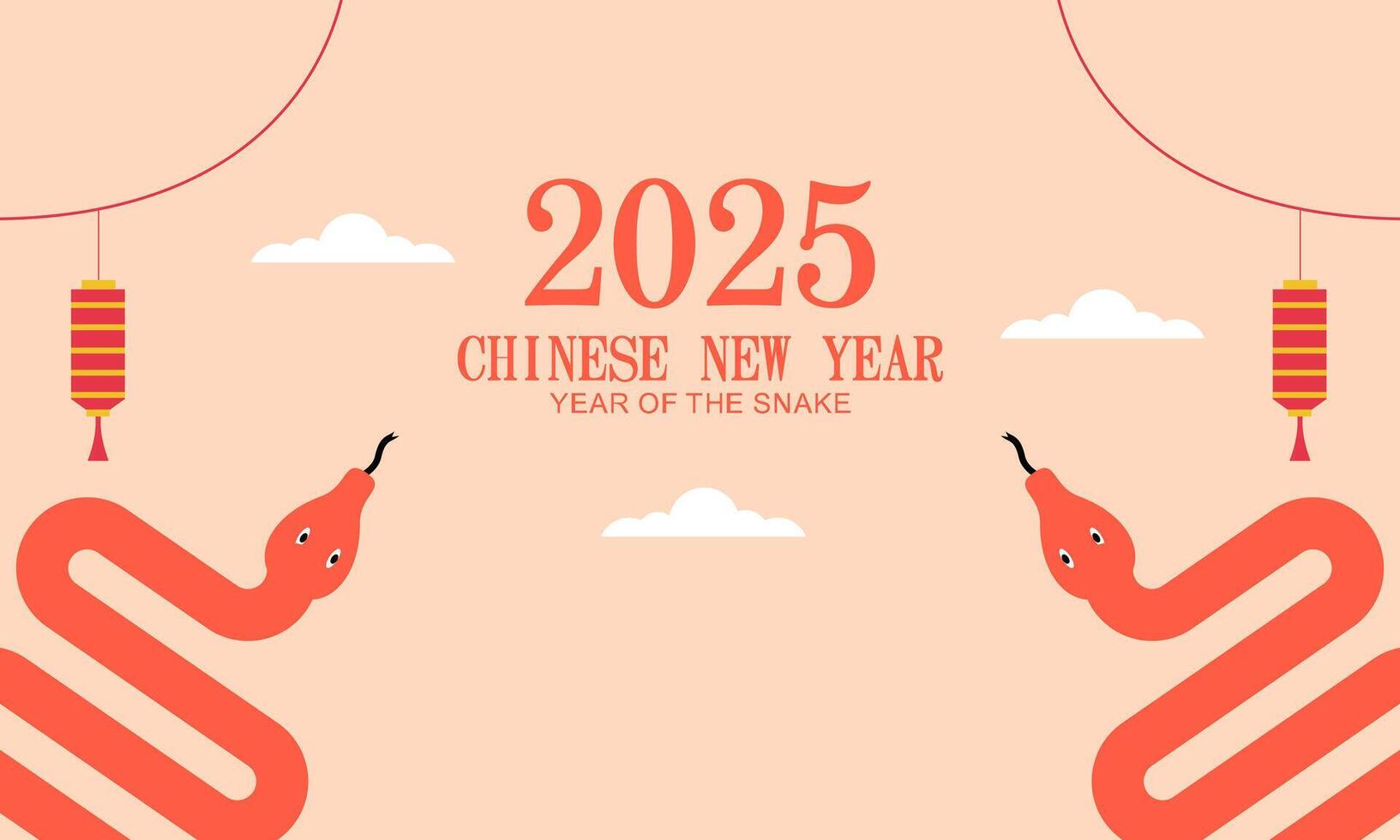 Chinese New Year 2025. Vectors and illlustrations