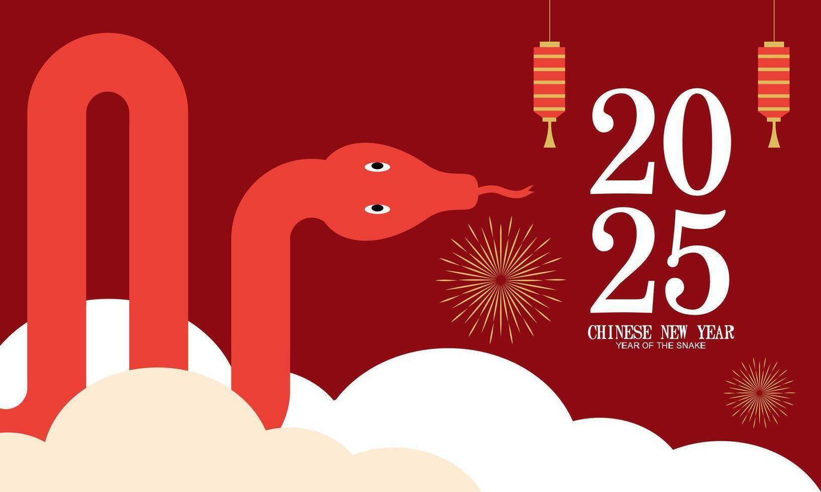chinese new year 2025 vector
