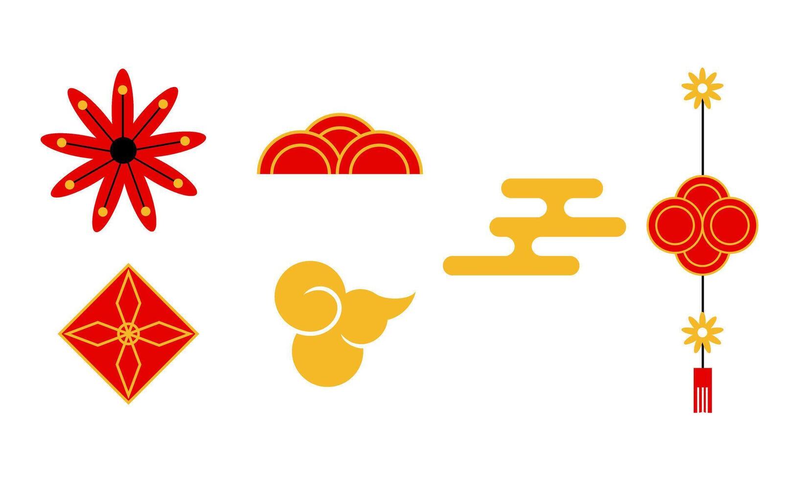 Free . Chinese elements pack vector