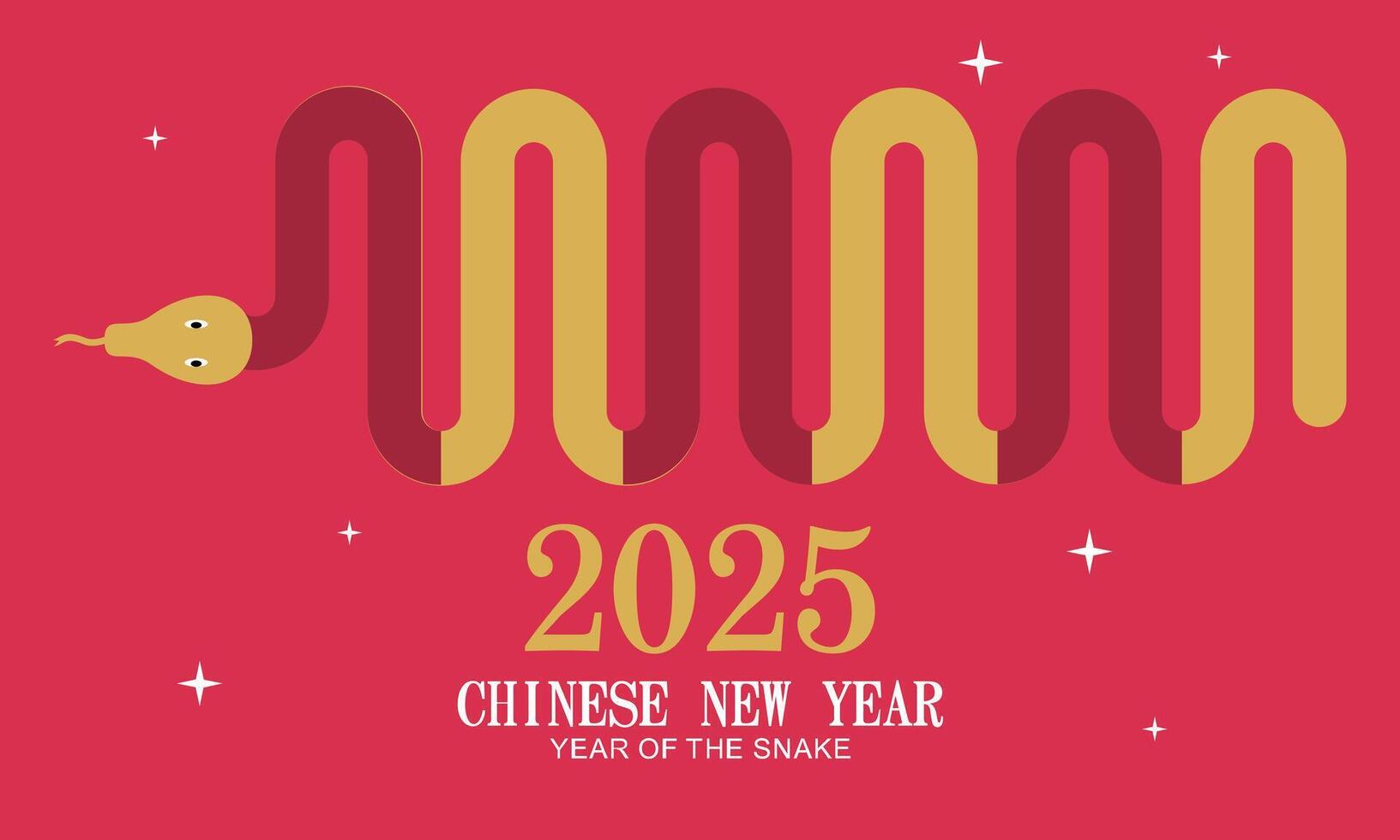chinese new year 2025. chinese zodiac snake vector