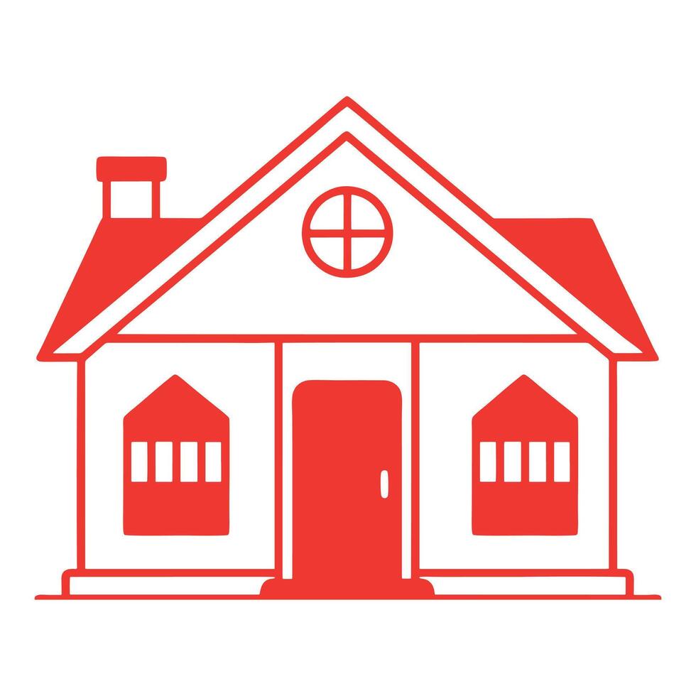 Beautiful home architectural designs vector