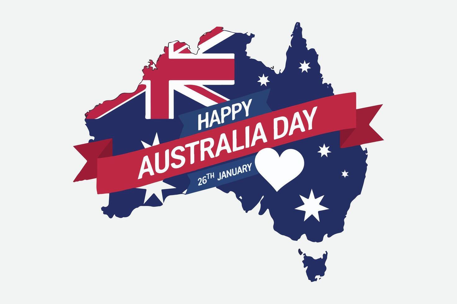 Happy Australia day vector