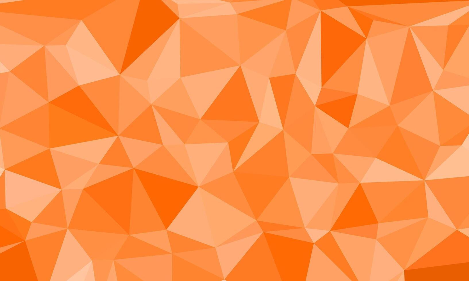 Light orange flat polygon background texture. Modern mosaic illusion illustration with triangle shape pattern elements for display, business, website, advertising, display, idea vector