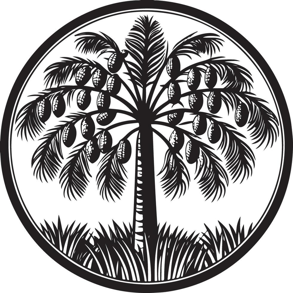 Coloring Page Tree vector