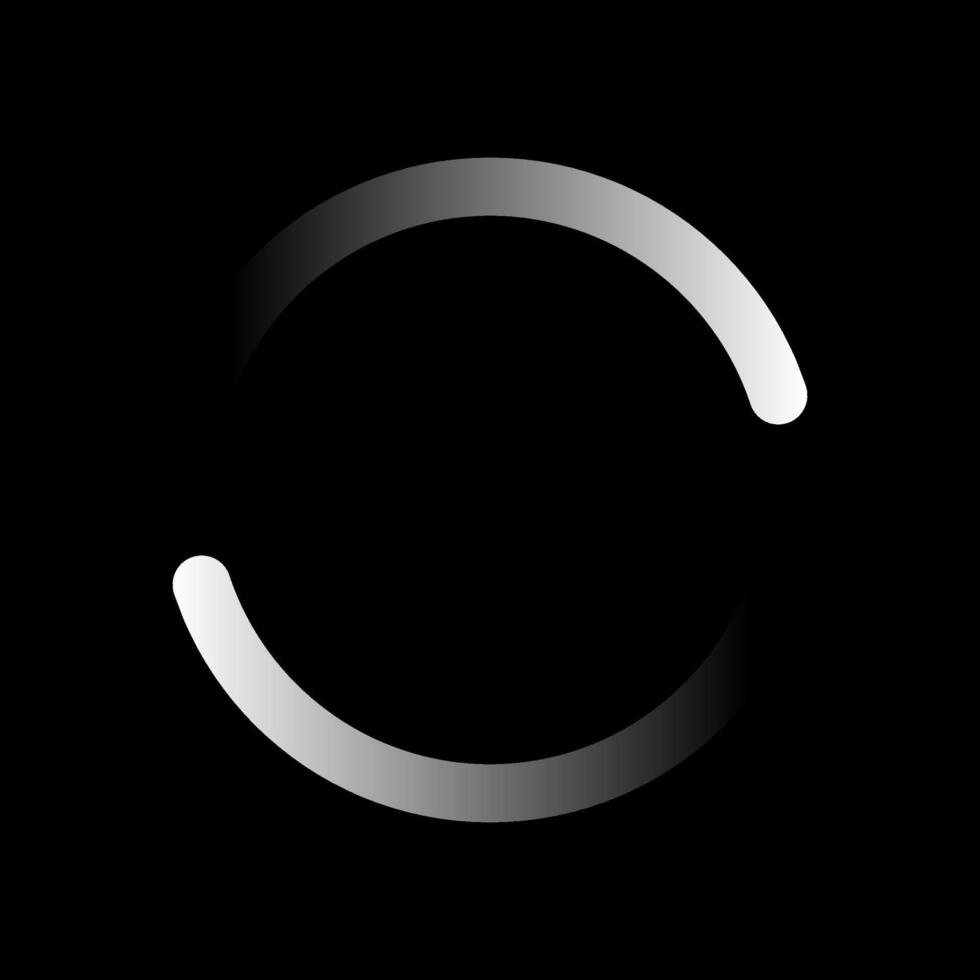 Download sign. Load icon. circle icon. vector