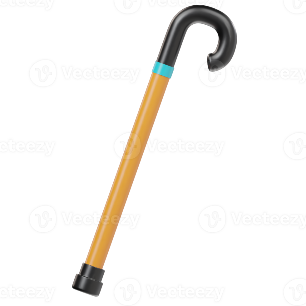 Stick icon isolated 3d rendering illustration png