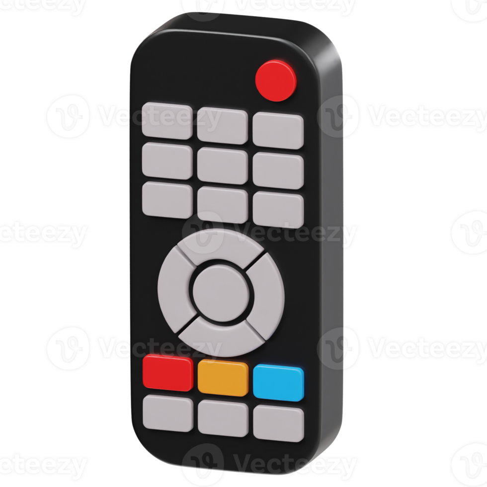 Remote icon 3d render png