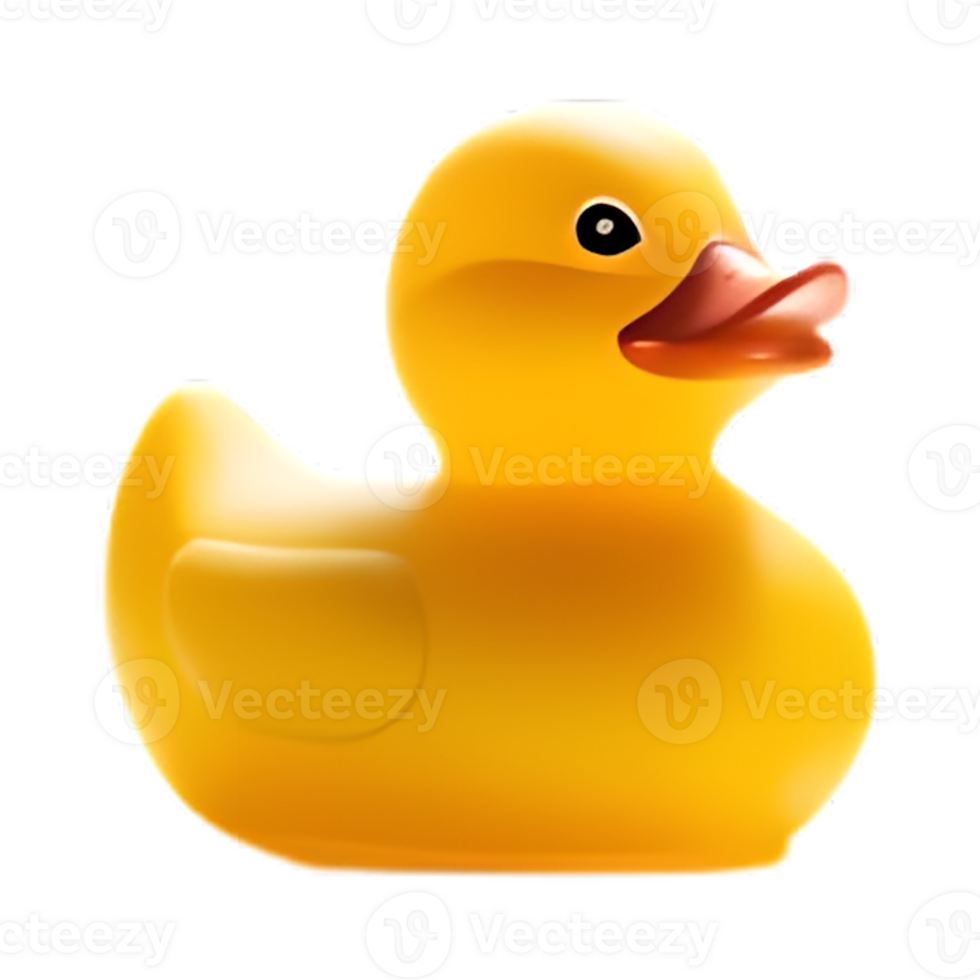 Playful Yellow Duck for Bath Time Smiles png