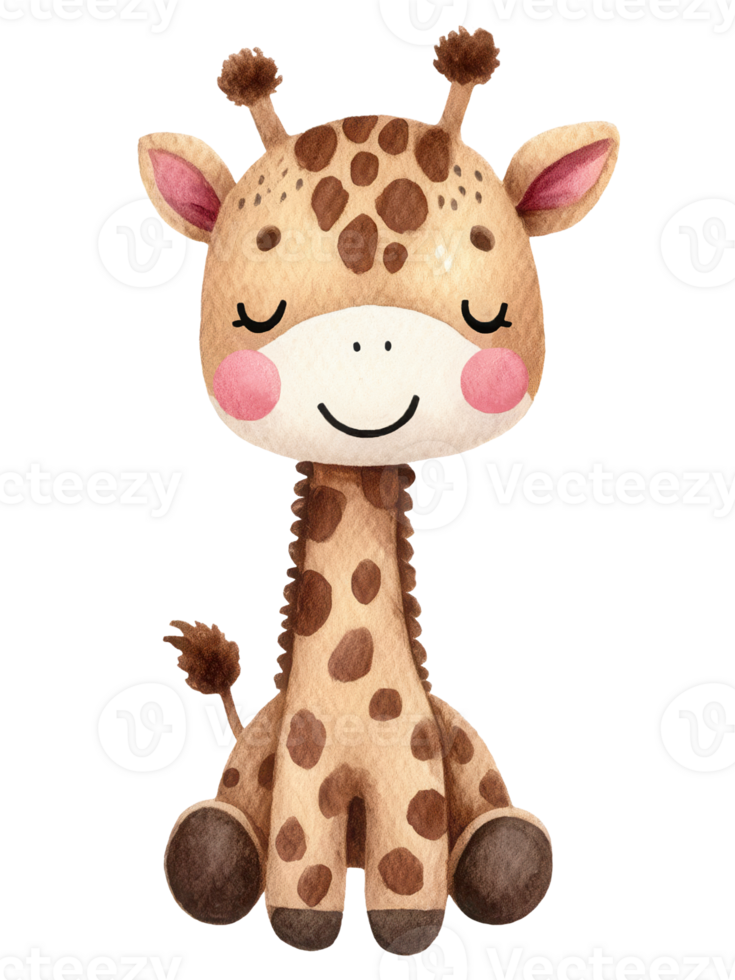 Cute small giraffe png
