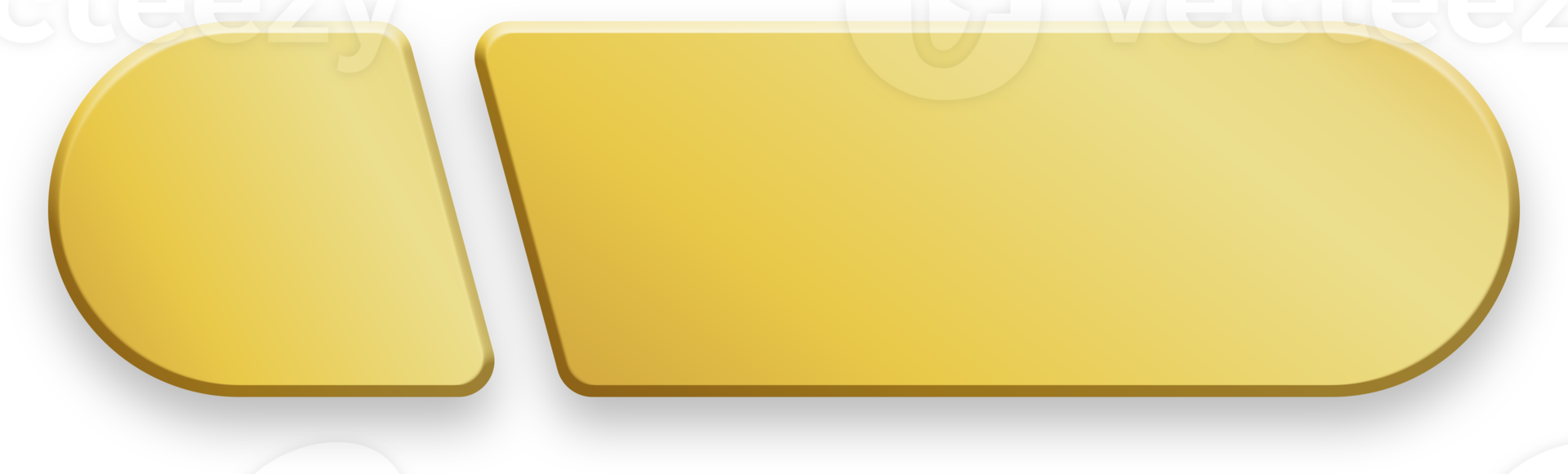 Elegant Golden Click Button png