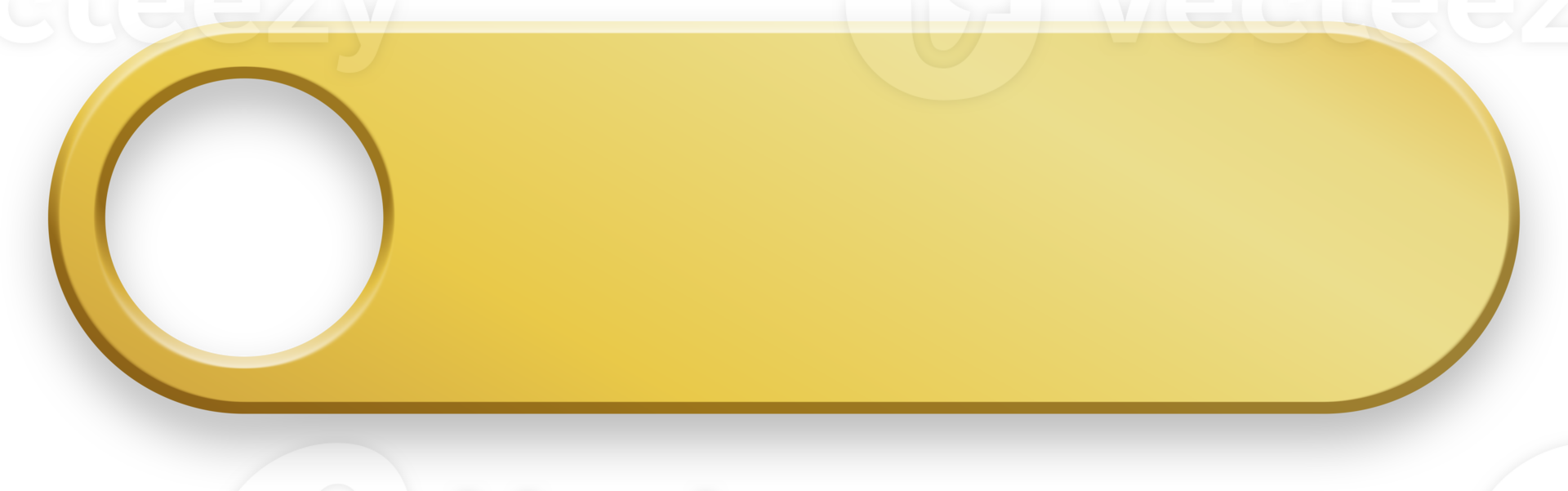 3D Golden CTA Button png