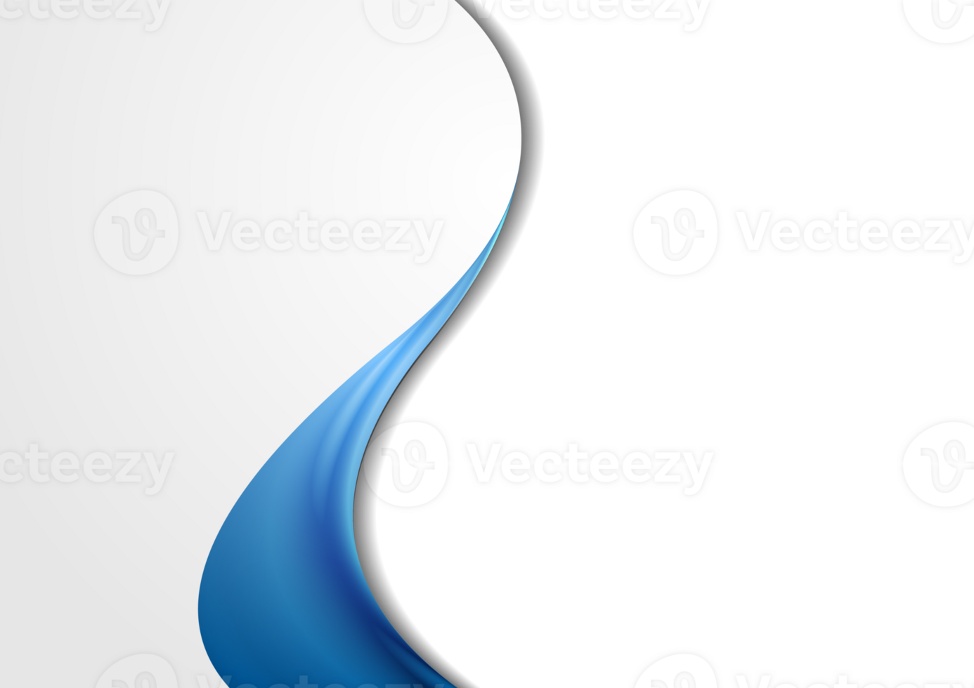 Grey and glossy blue wavy design png