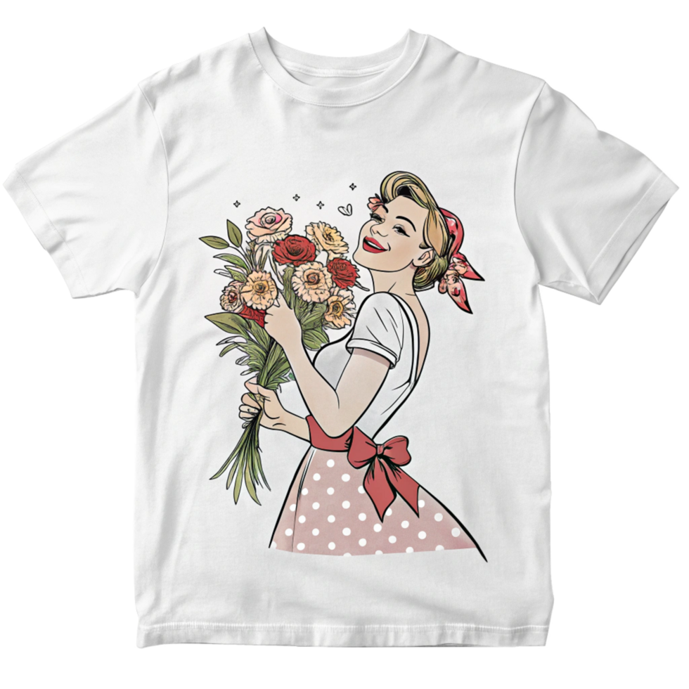 t shirt Sticker Illustration of Beauty isolated on transparent background png