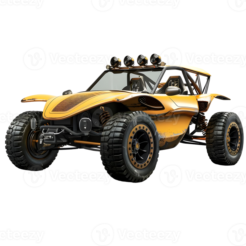 Off-Road Buggy with a Rugged Design isolated on transparent background png