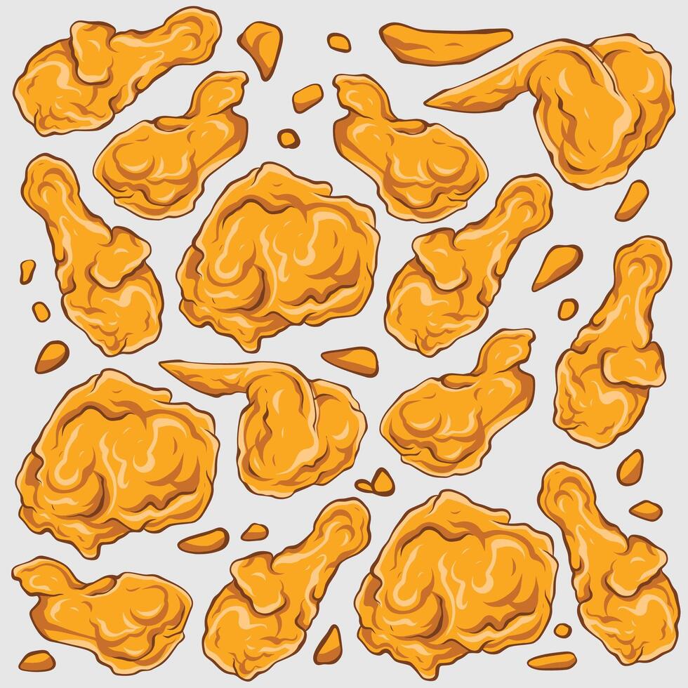 Chicken Pattern Illustration vector