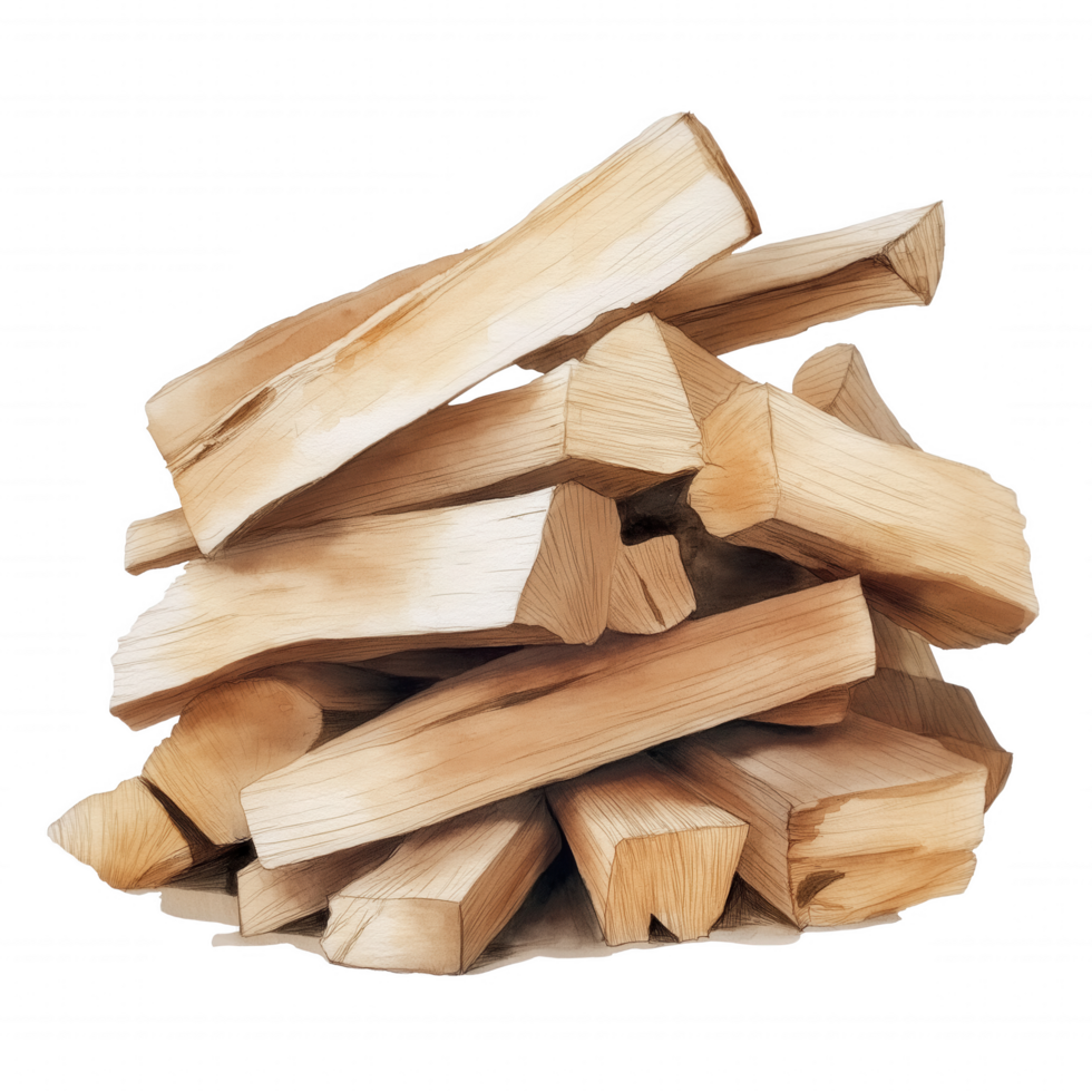 A pile of wood is stacked on top of each other png