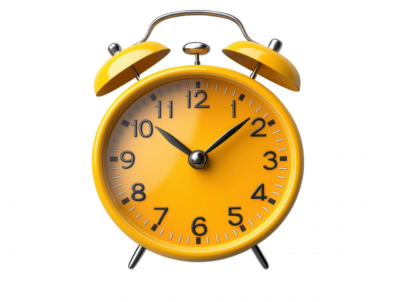 alarm clock with the time. png