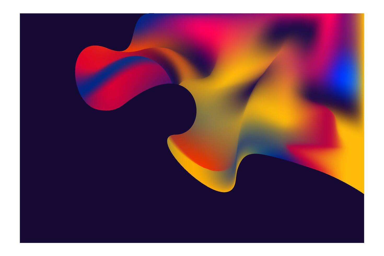 Abstract rainbow colored liquid Glowing Abstract Wave Mesh Gradient Background Wallpaper vector