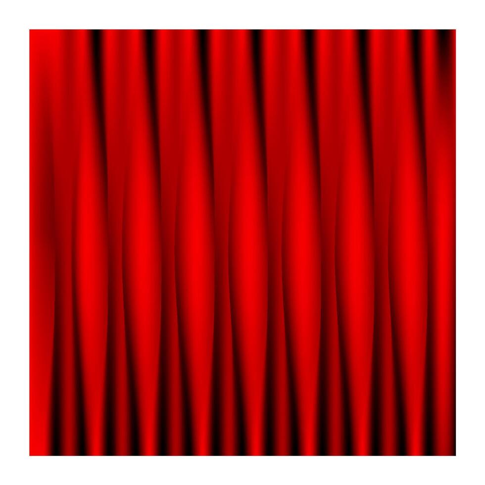 red curtain with black lines on it vector