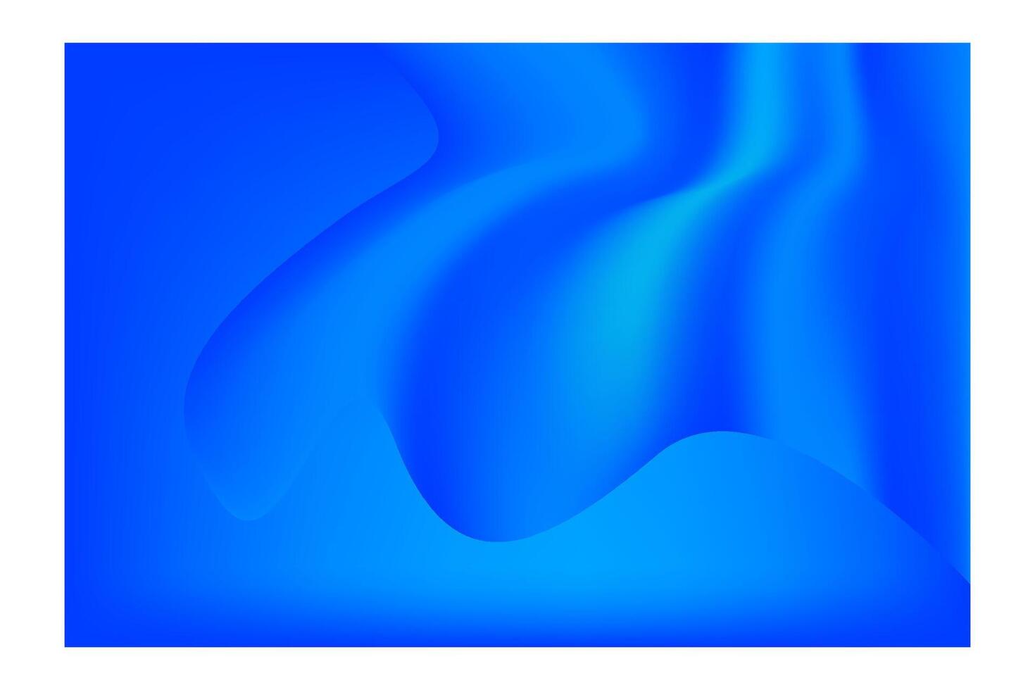 Modern Minimal Soft Blurred blue colored Wave Mesh Gradient Background Wallpaper vector