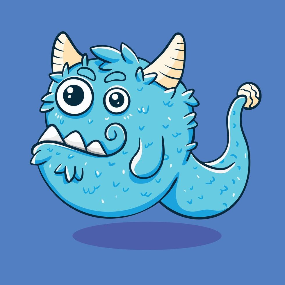 Monster Blue Sea vector