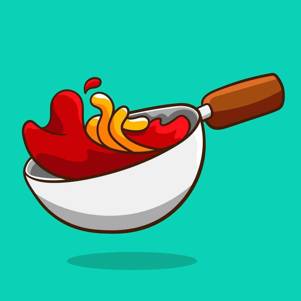 Cook Spagetti France vector