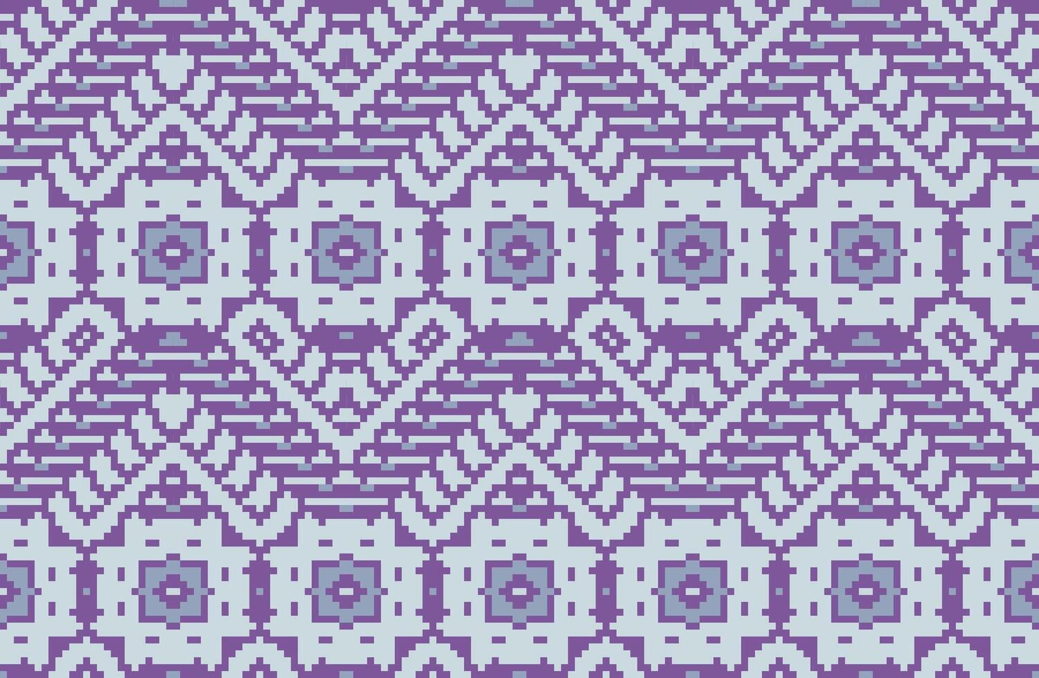 Folklore Ikat Pattern Fabricfolk Embroidery, Aztec Geometric Ornament Print. Design for Carpet, Wallpaper, Clothing, Wrapping, Fabric vector