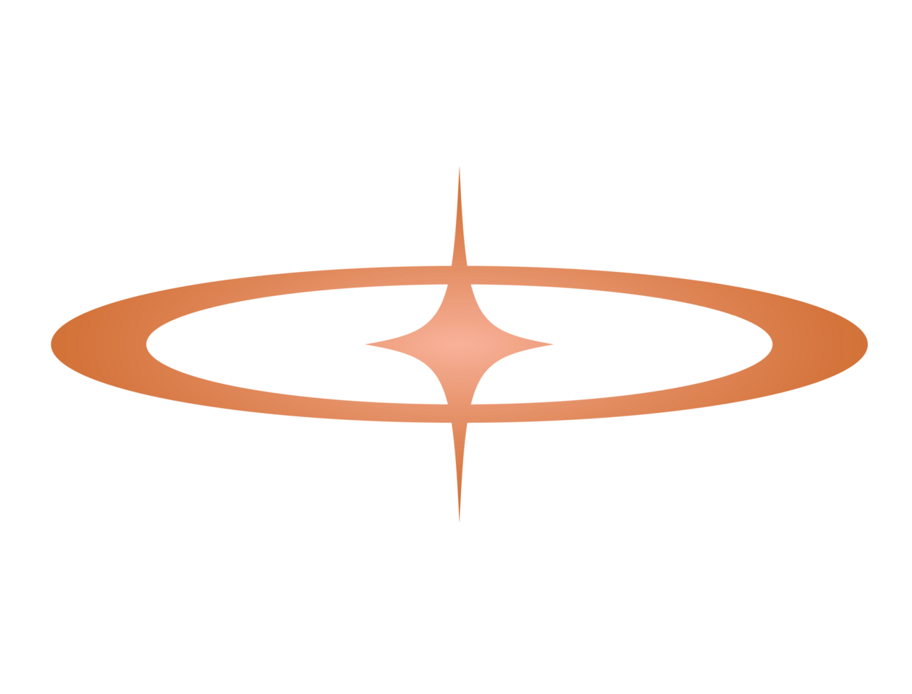 Y2K gradient orange vintage star icon png