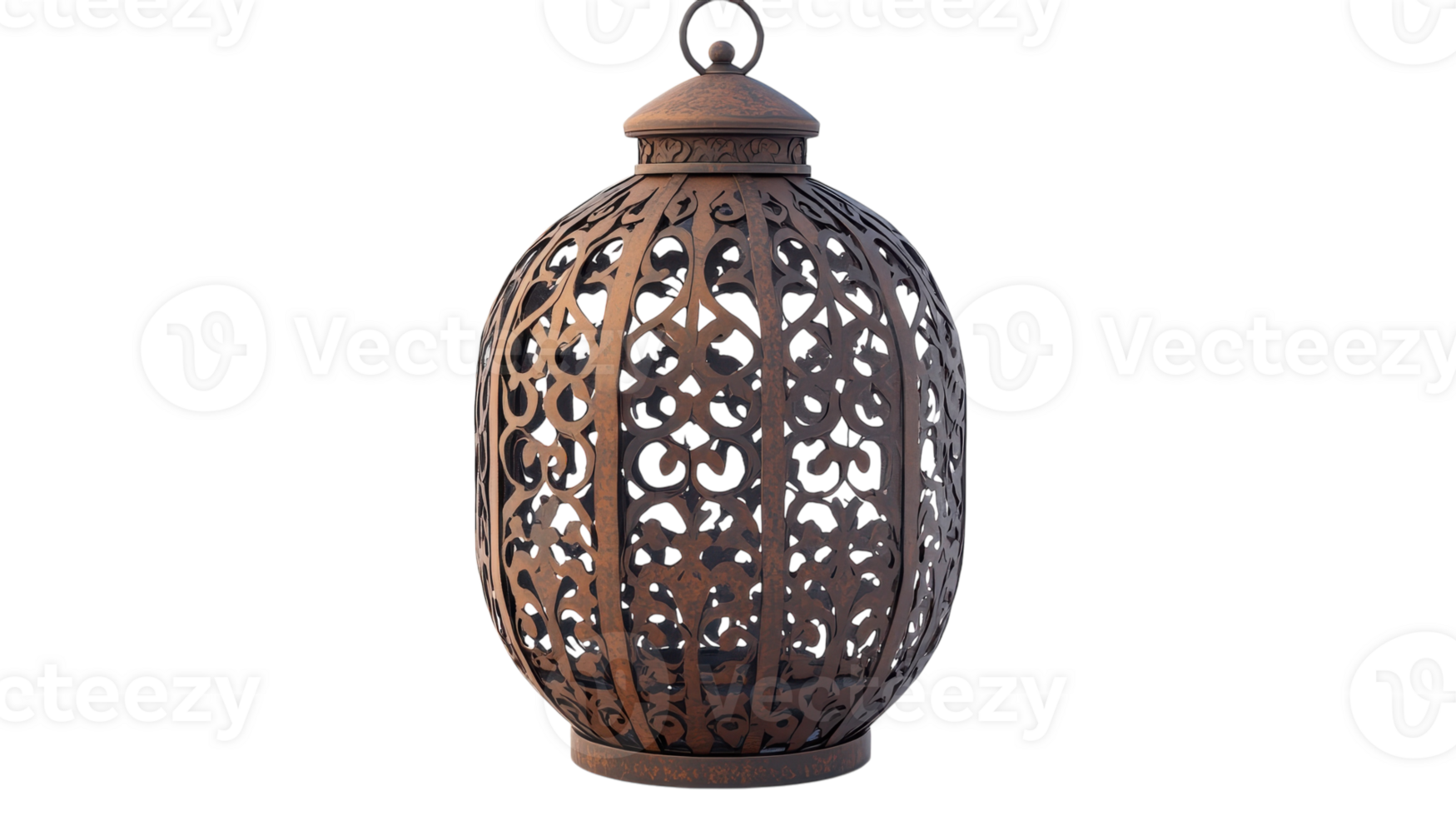 A decorative lantern with intricate designs on it png
