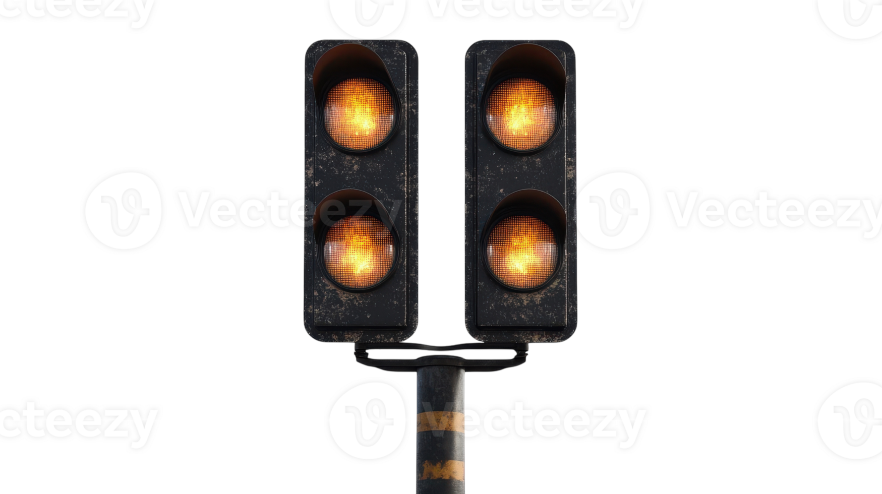 Traffic light 3d render png