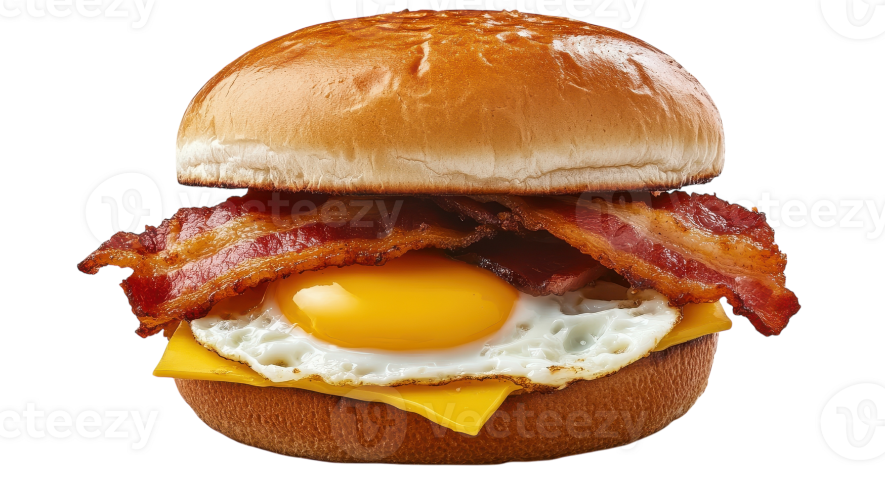 Bacon egg and cheese burger png