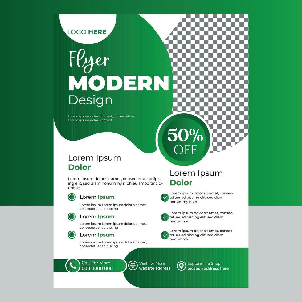 Creative Business Flyer Design vector