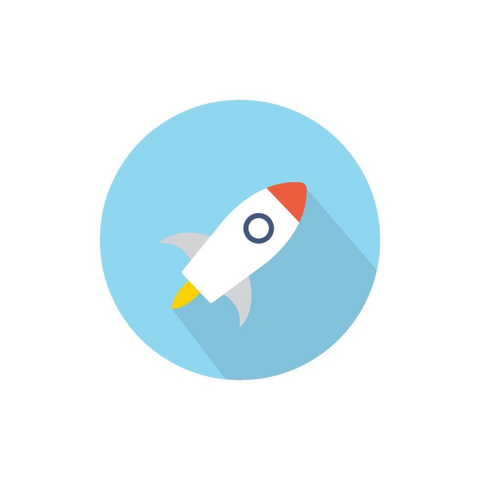 Rocket icon template vector