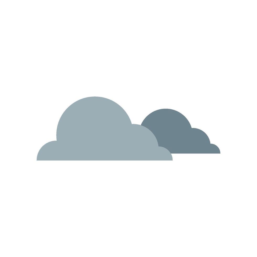 Cloud and thunderstorm design vector