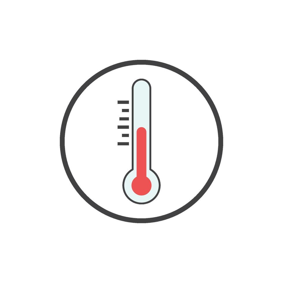 Thermometer icon design vector