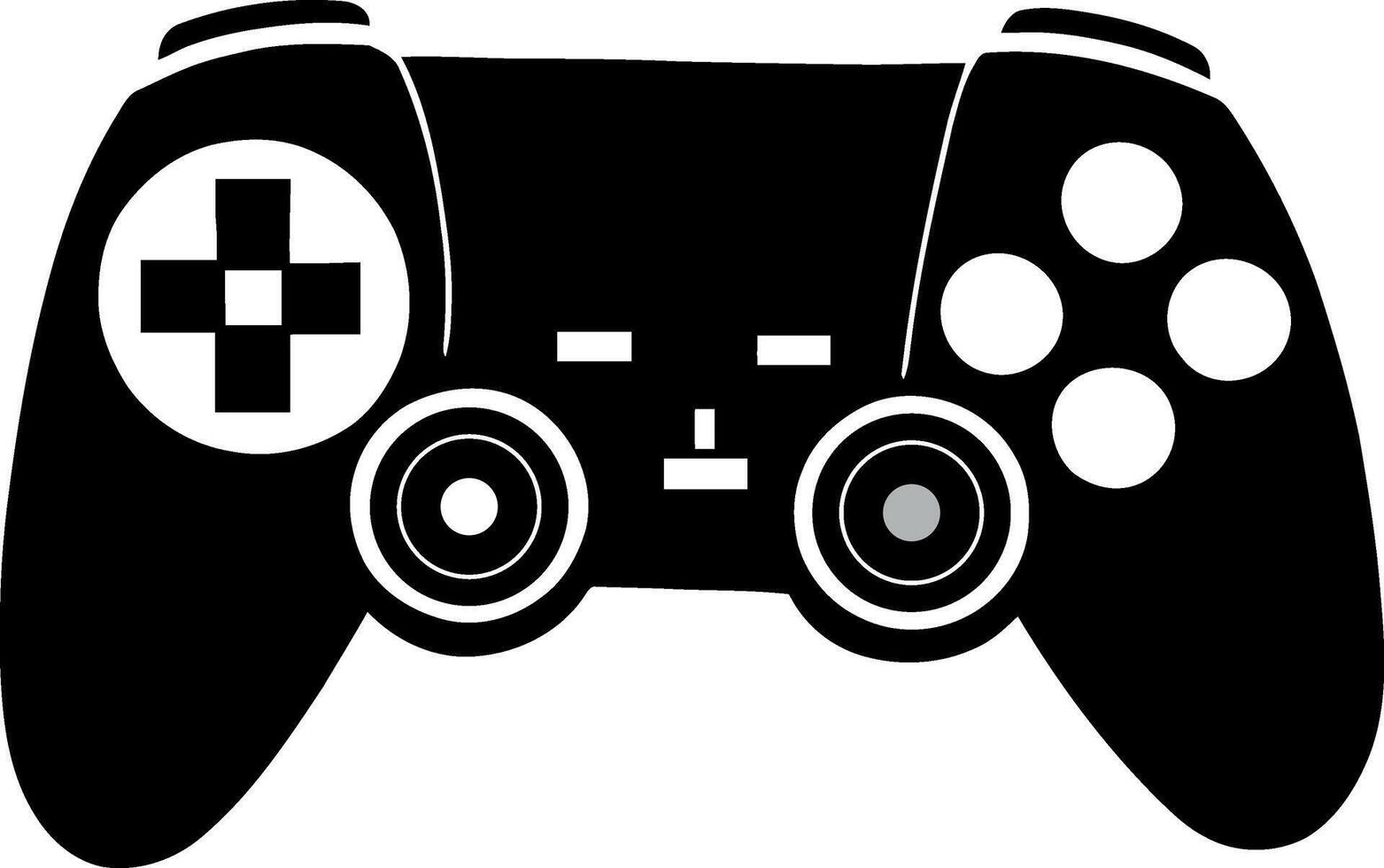 Gaming Console silhouette design vector