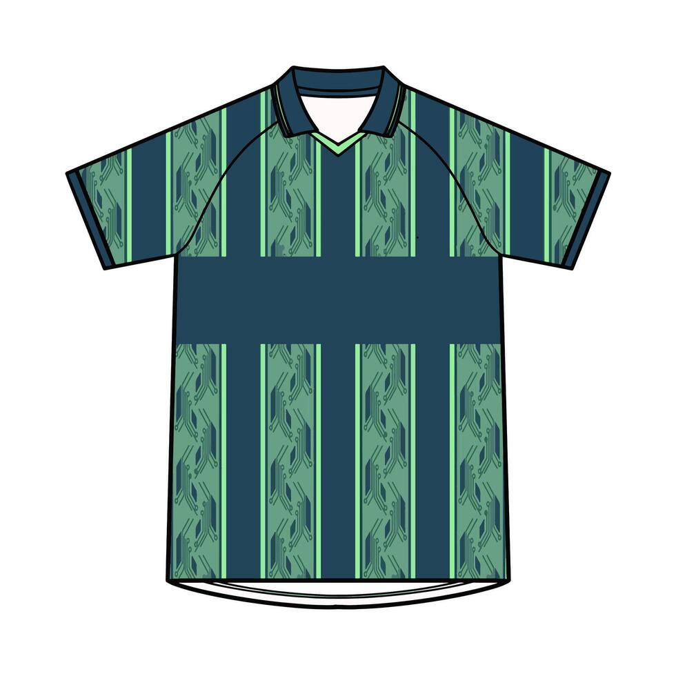 a green and orange striped vector