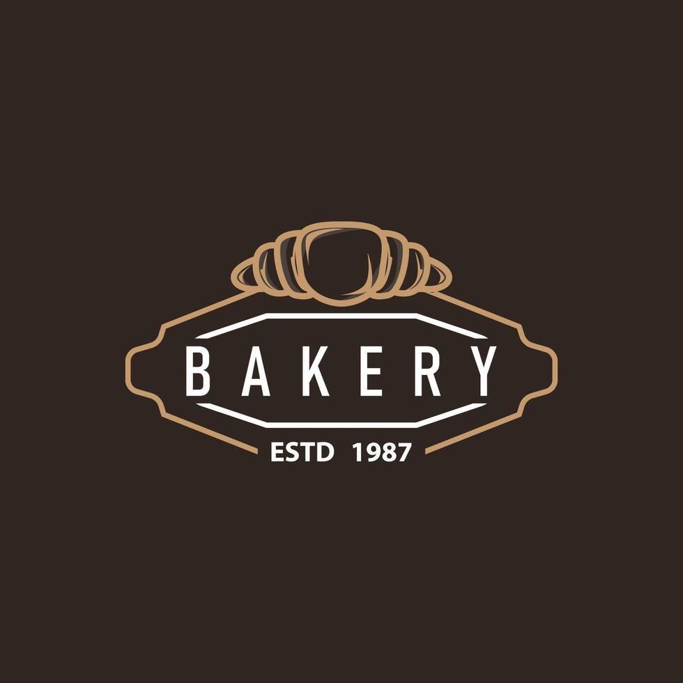 bread logo symbol vector