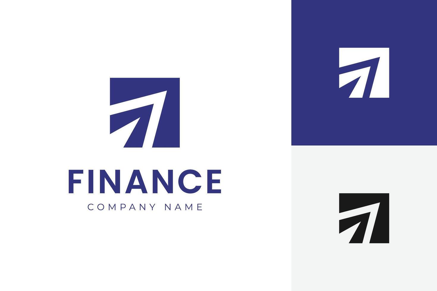 financial grow up logo icon design. graphic symbol arrow shape concept for investment, statistic logo template vector