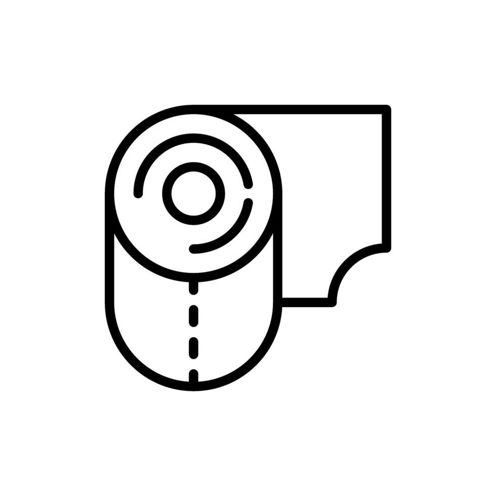 Toilet paper roll icon. vector