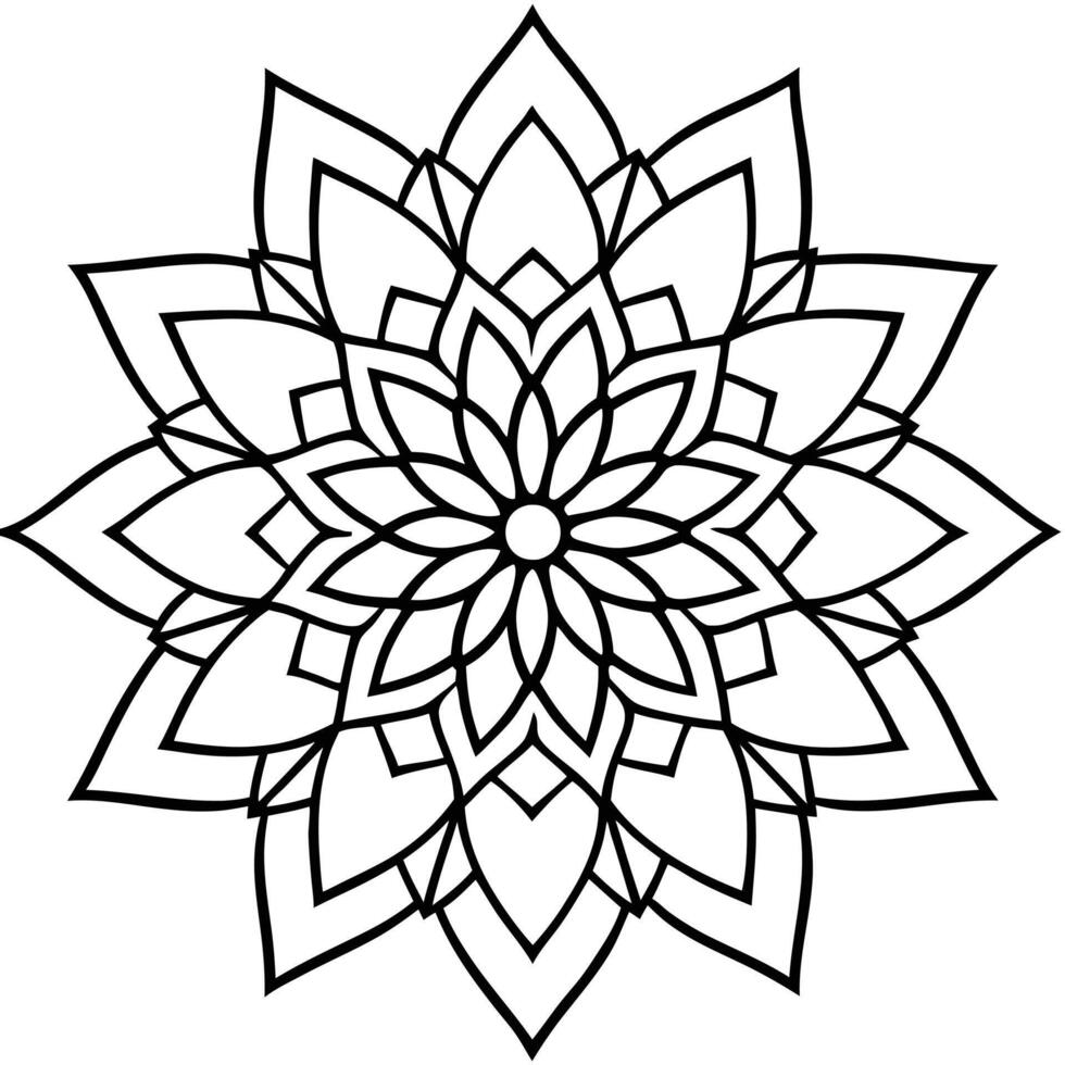 A Mandala of Infinite Journeys vector